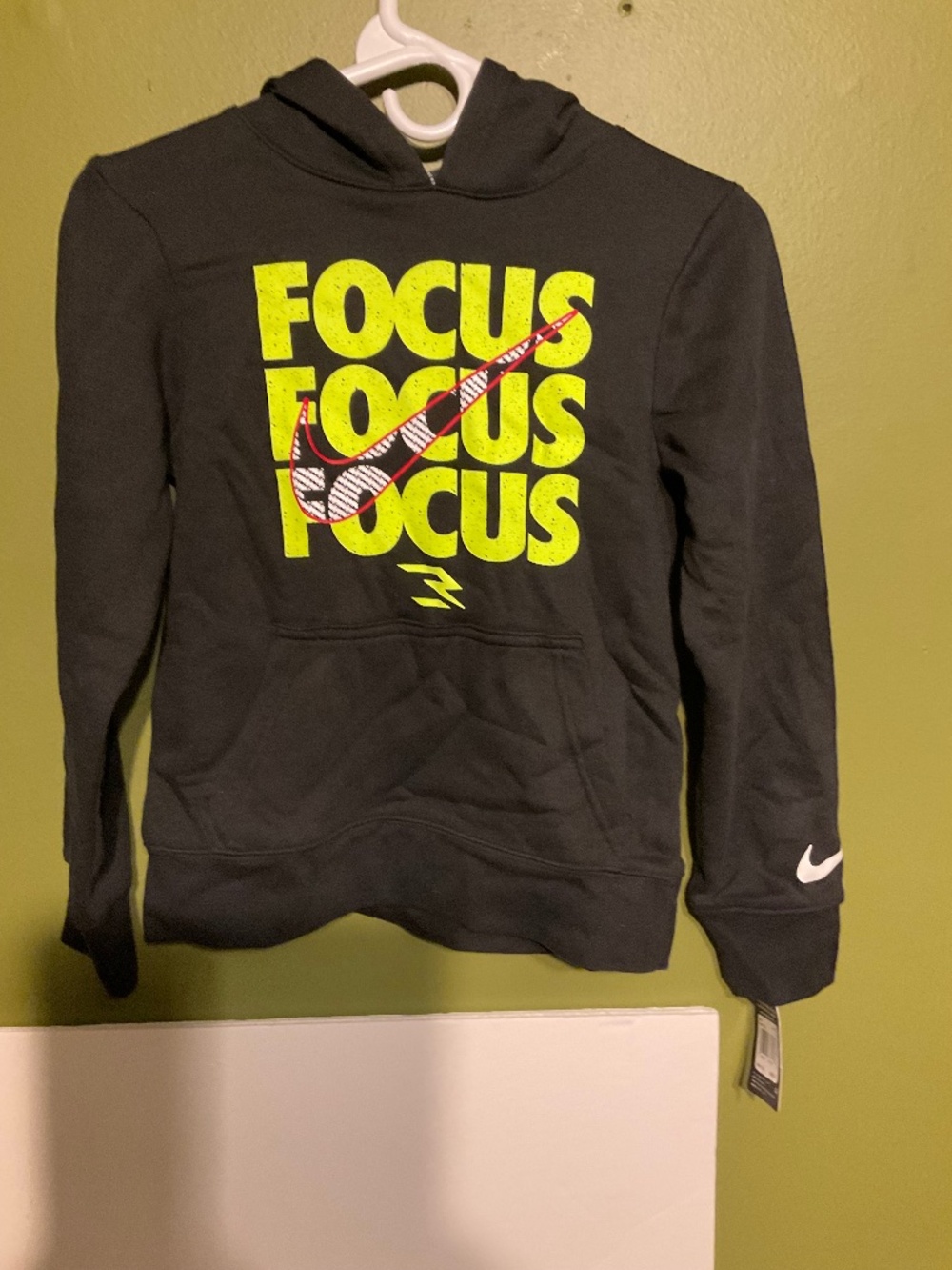 **Nike Boys' Black Focus Hoodie **